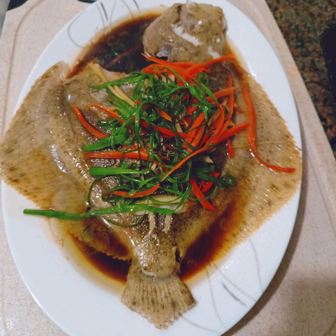 清蒸多宝鱼