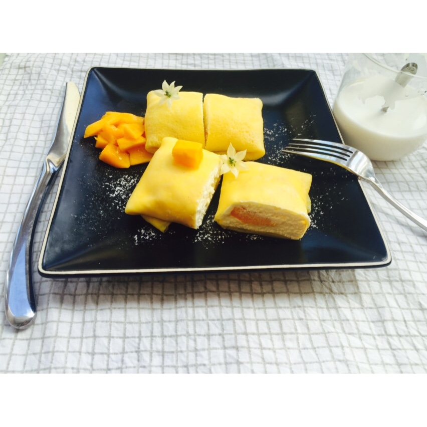 《Tinrry下午茶》教你做芒果班戟和芒果千层饼