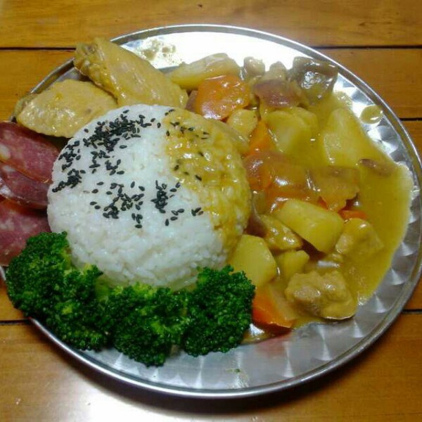 咖喱鸡饭