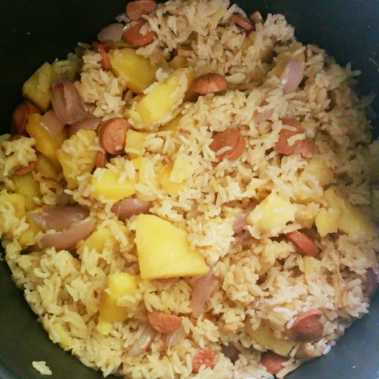 土豆焖饭（电饭锅版）