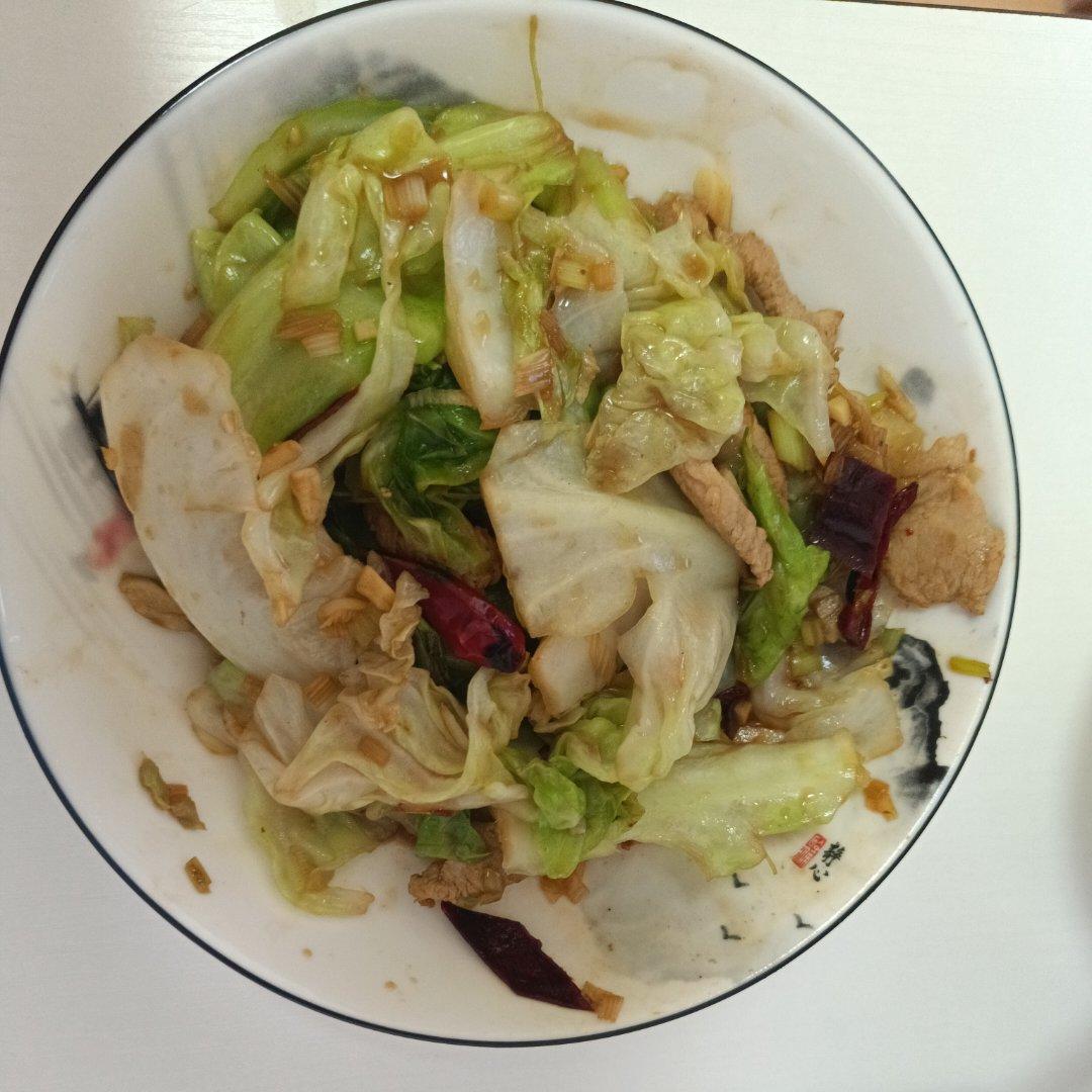 在家如何炒出餐馆的手撕包菜