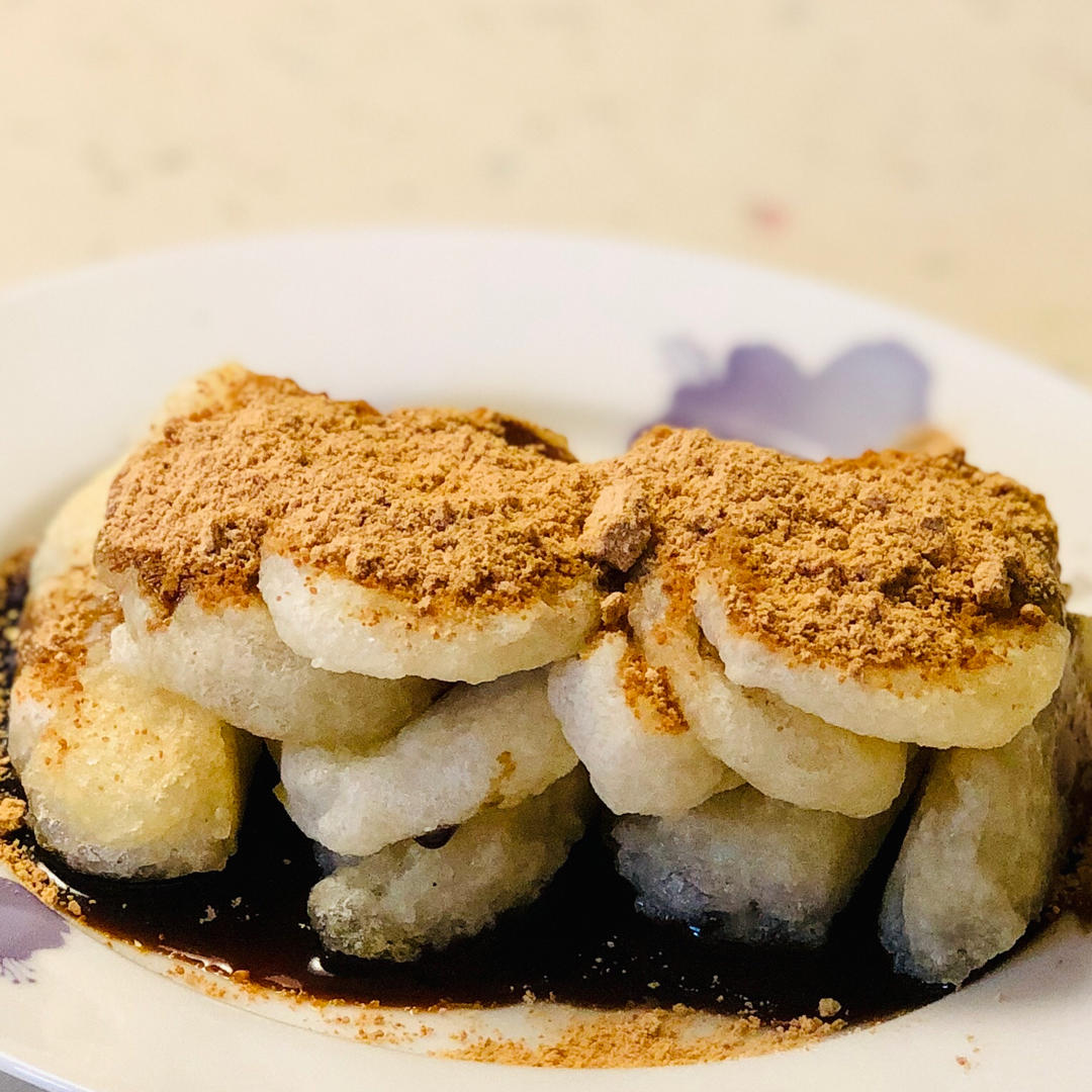 教你做好吃的红糖糍粑
