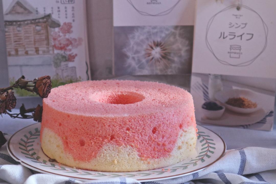 超萌双色波浪纹戚风，掌握技巧就很简单