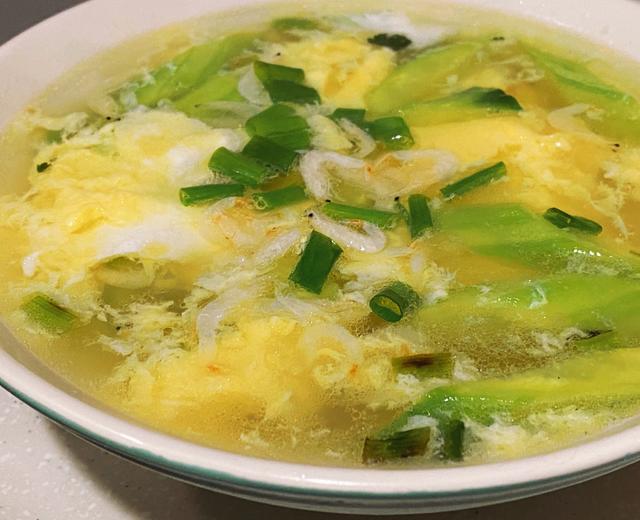 黄瓜虾米🦐蛋花汤的做法
