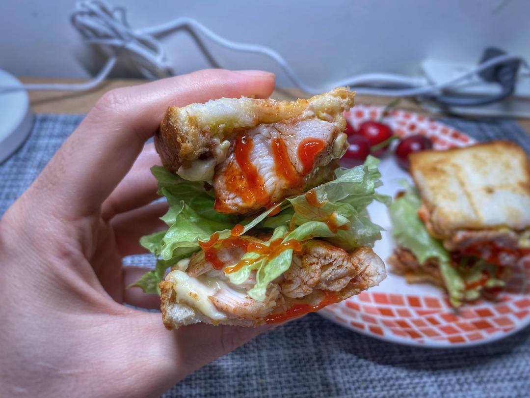 懒人空气炸锅三明治🥪无敌好吃！