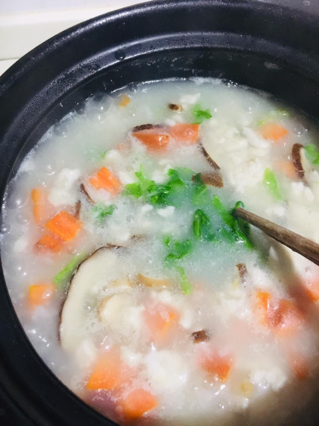 鲜香鸡肉粥 不用动脑子跟着做