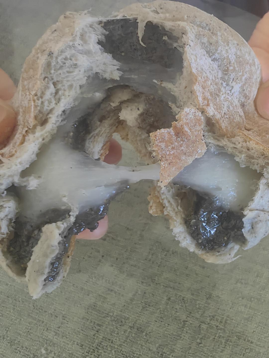 黑芝麻麻薯流心包（低糖）的做法