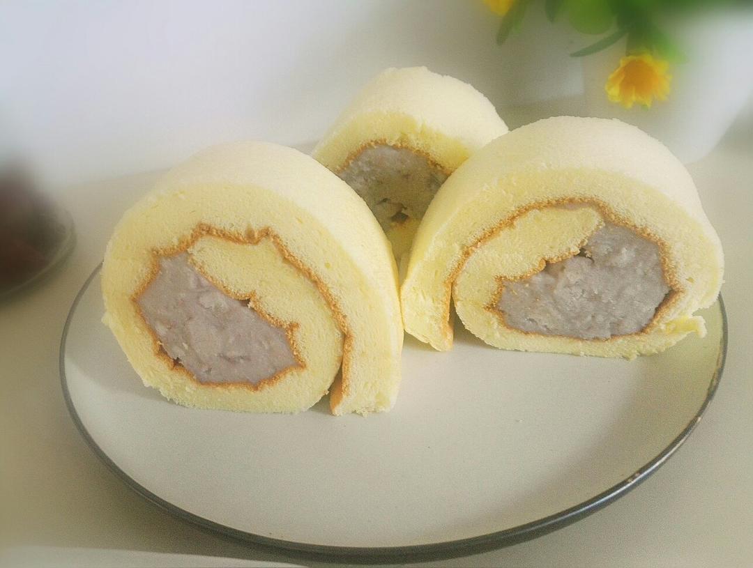 香芋紫薯蛋糕卷