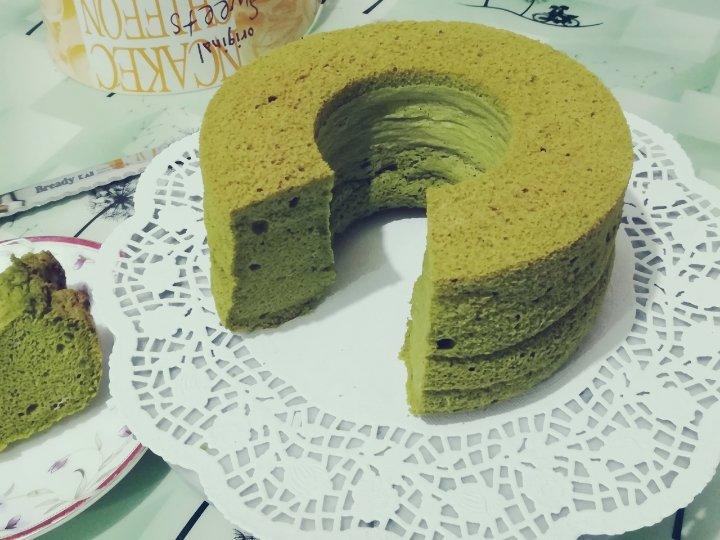 六寸抹茶戚风蛋糕