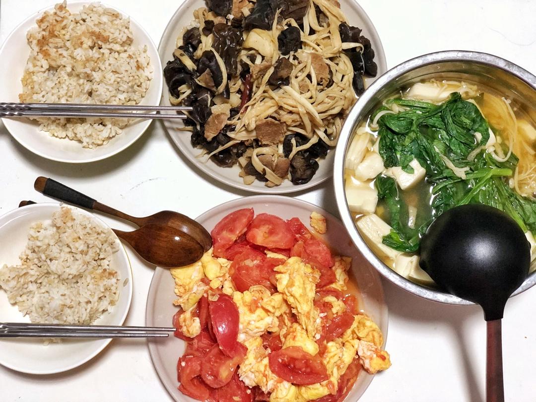 和胡先生一起吃过的饭