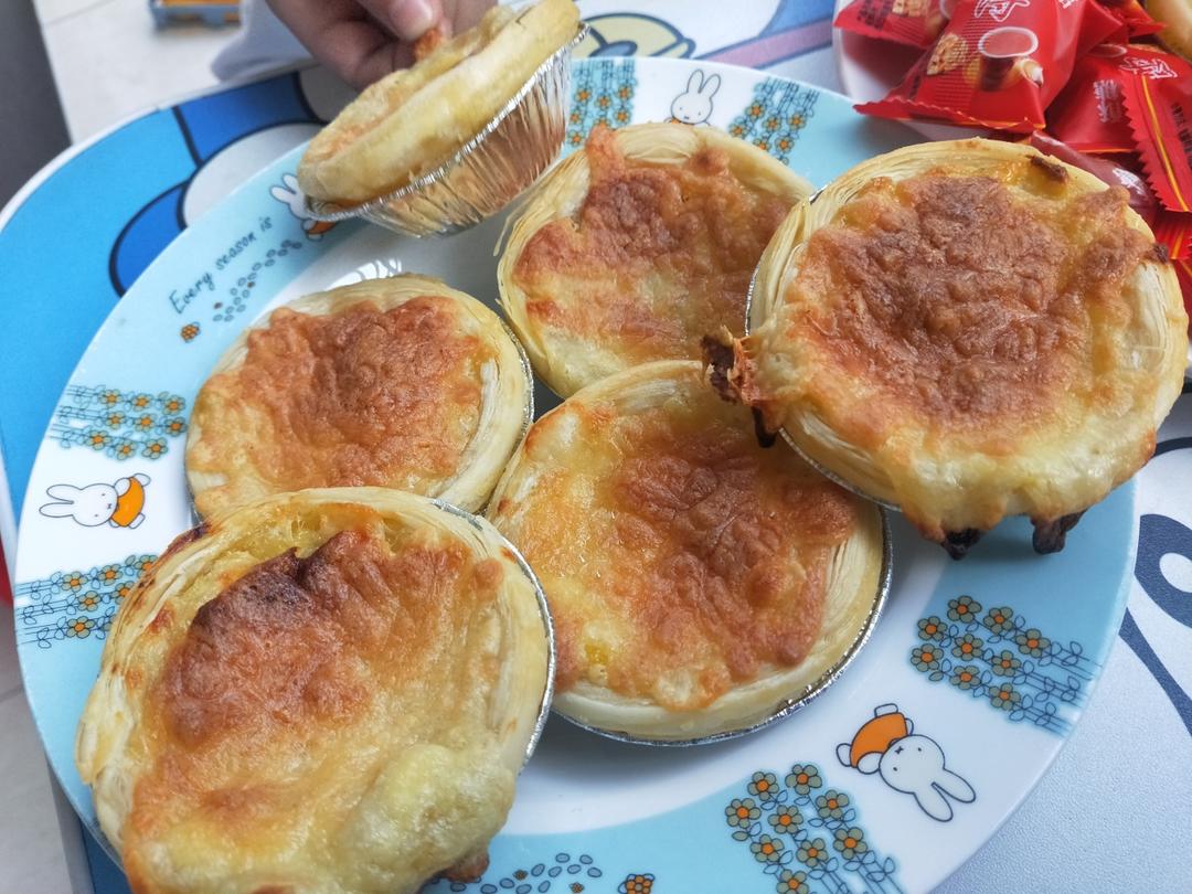 超简版榴莲芝士蛋挞