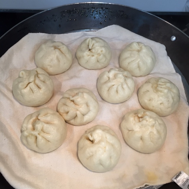 一小时快速吃上热腾包子（包括准备馅的时间）