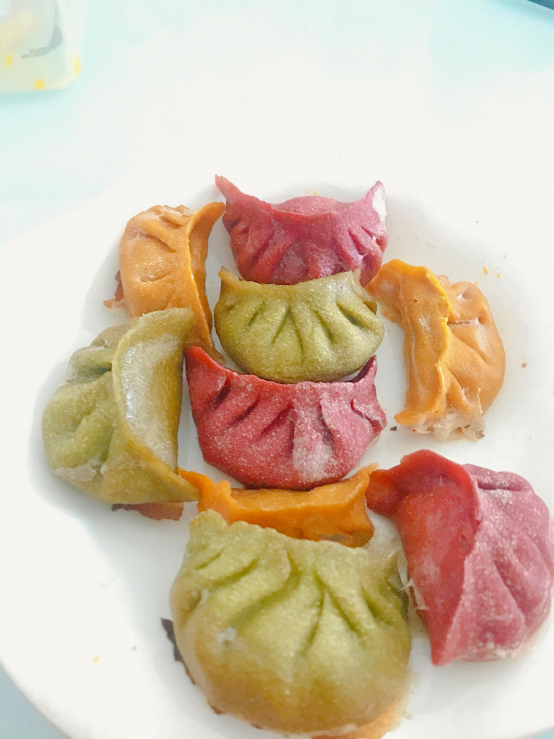 五彩斑斓的美味饺子