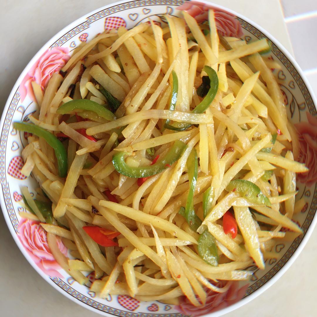 酸辣土豆丝的做法