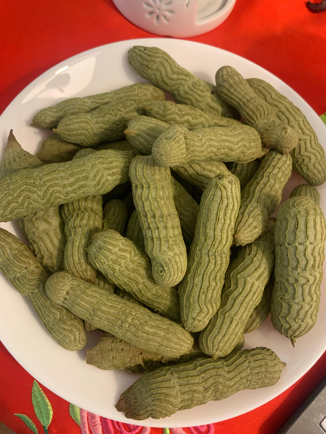 抹茶味的手指麻薯