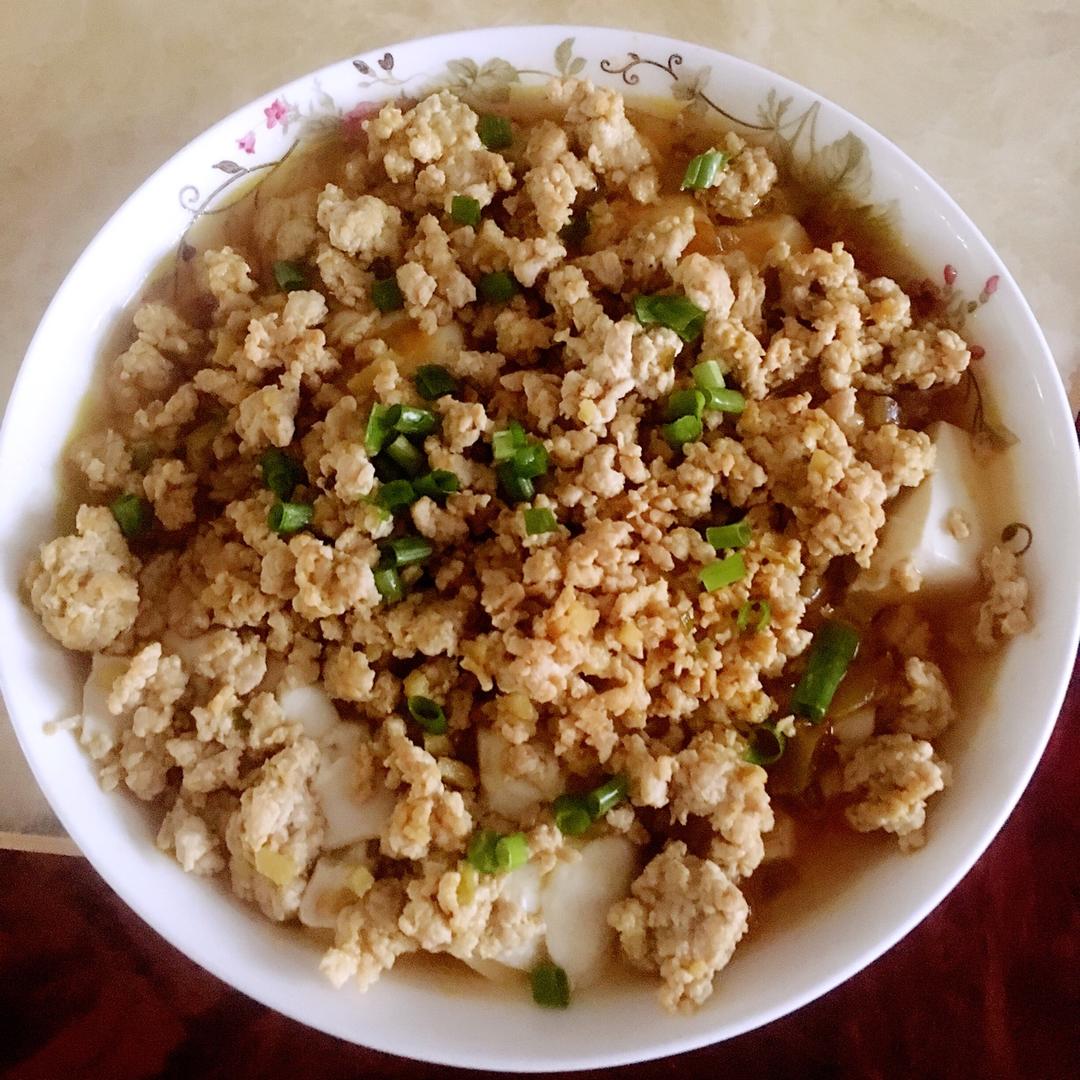 肉末蒸豆腐