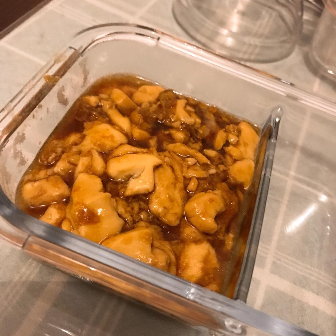 美味蚝油嫩豆腐