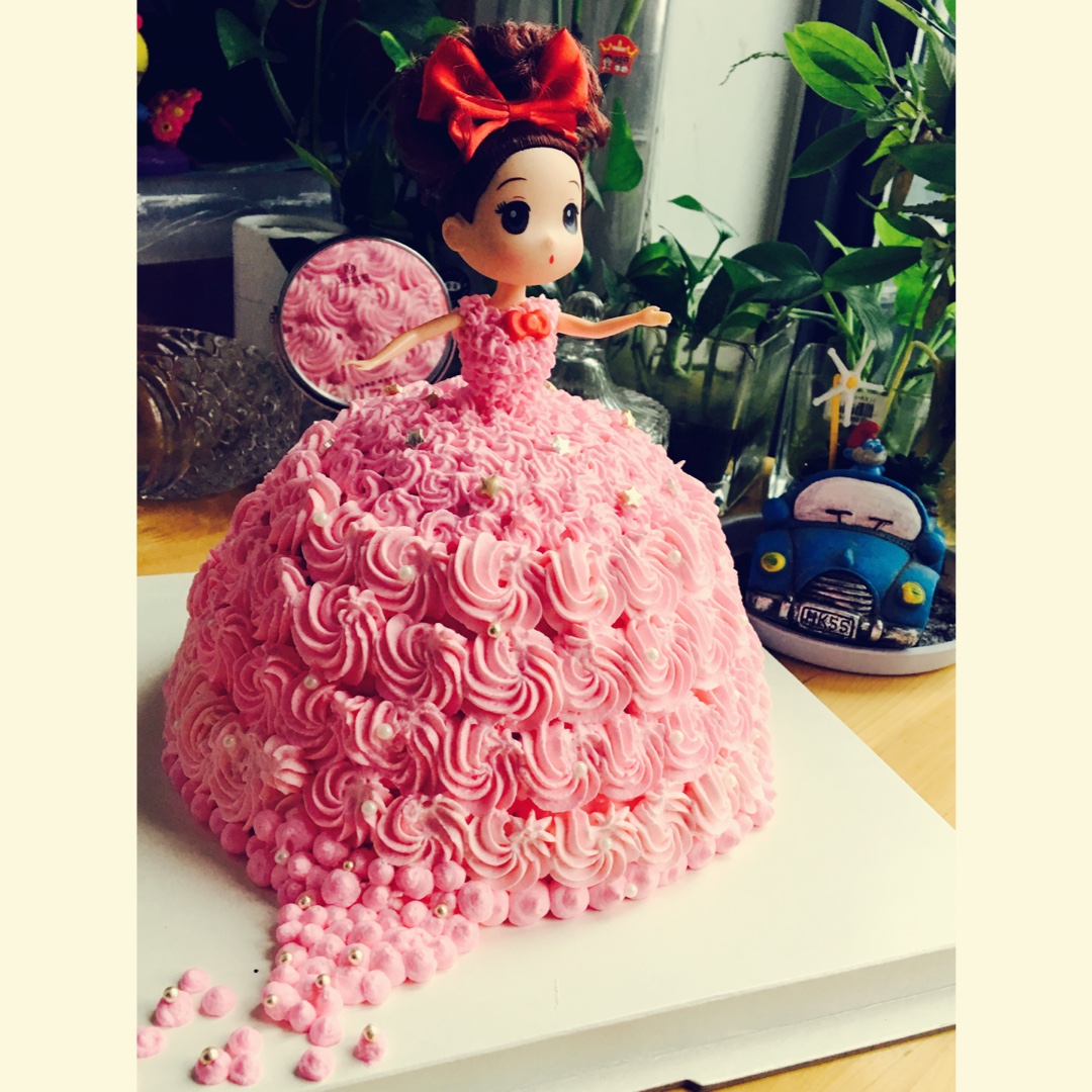 超级简单的小迷糊公主，渐变玫瑰装饰~！秒懂~！！