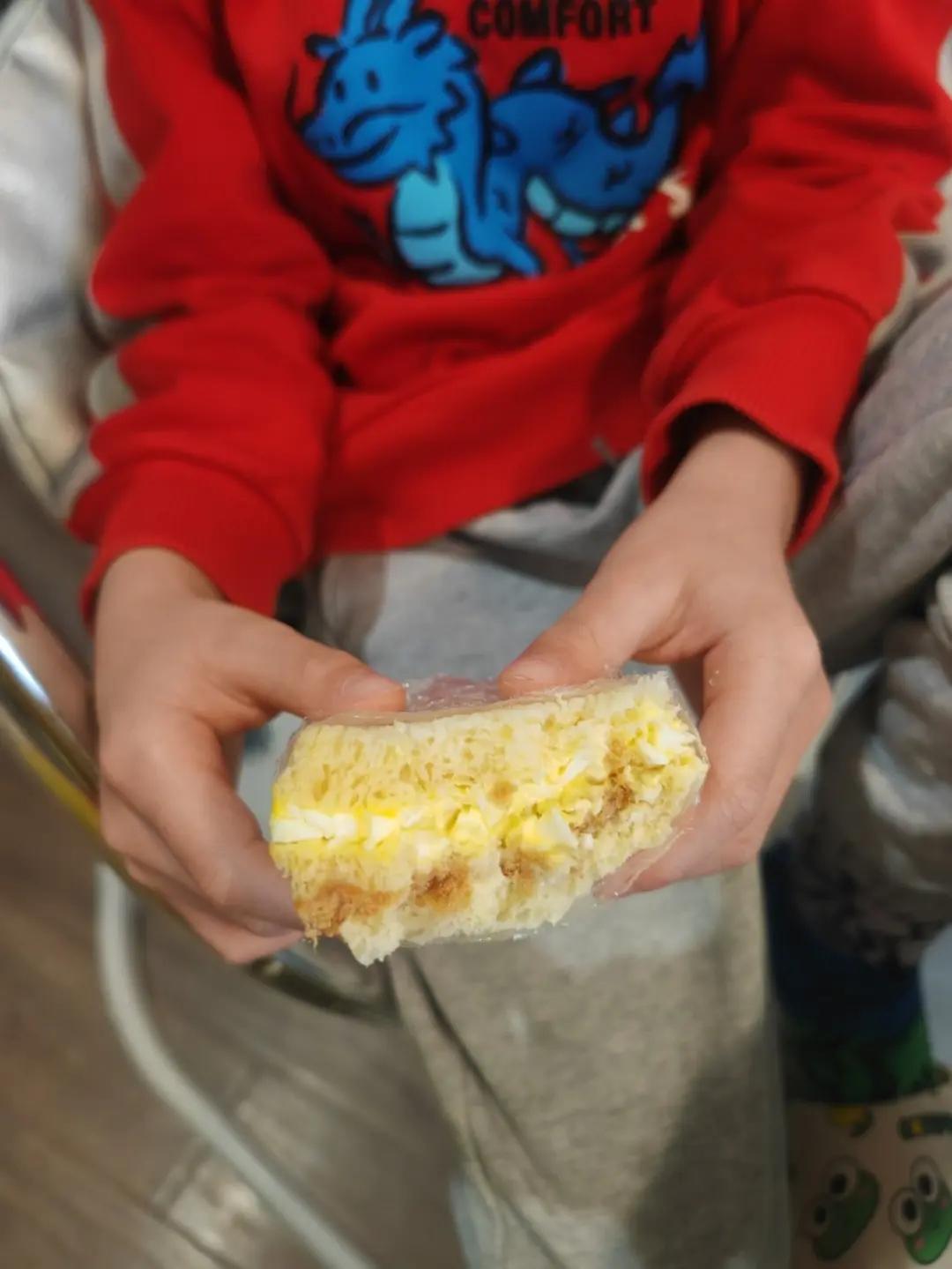 便利店同款❗️蛋黄酱三明治🥪❗️好吃哭～