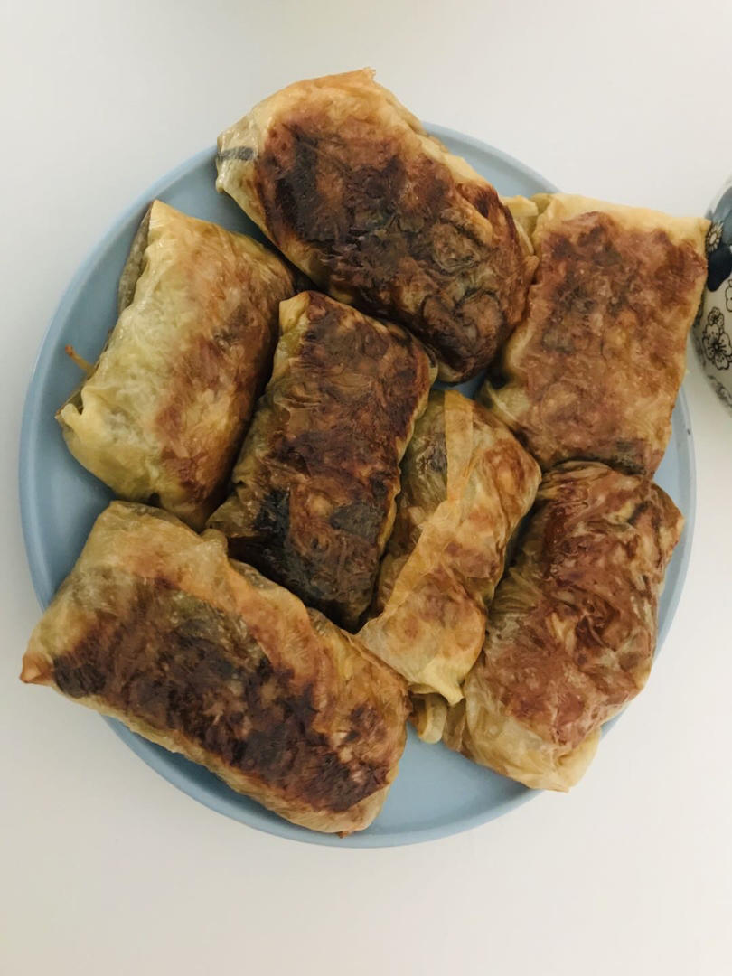 腐皮素菜卷