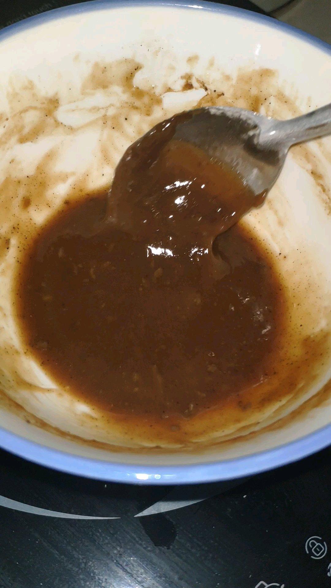 快手黑胡椒酱