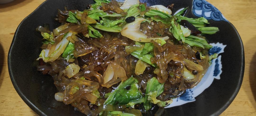 圆白菜炒粉条