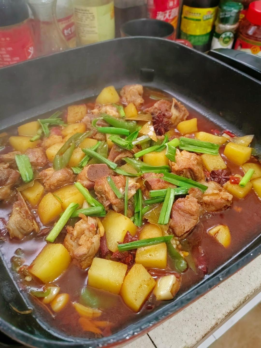 土豆炖排骨