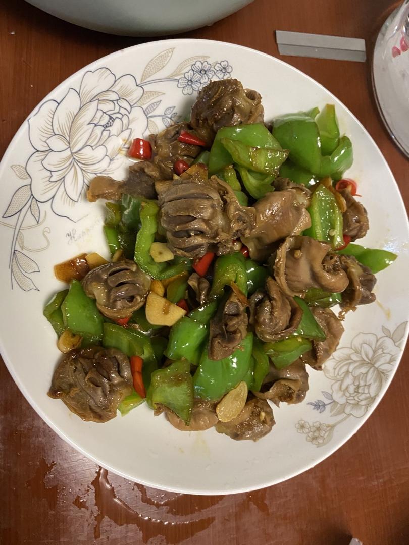 小米椒爆鸡胗