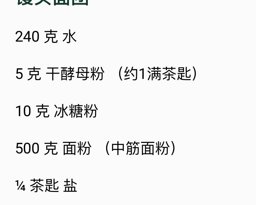 纯奶手撕吐司的做法 步骤1