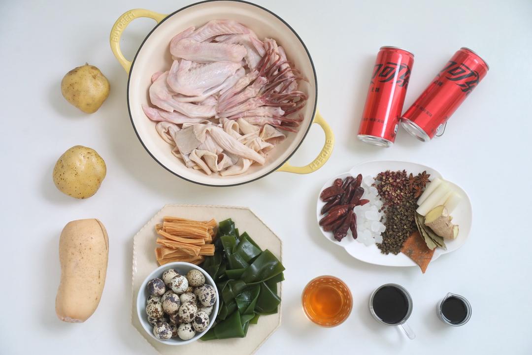 零难度自制辣卤鸭货，宅家零嘴一起啃不停的做法 步骤1