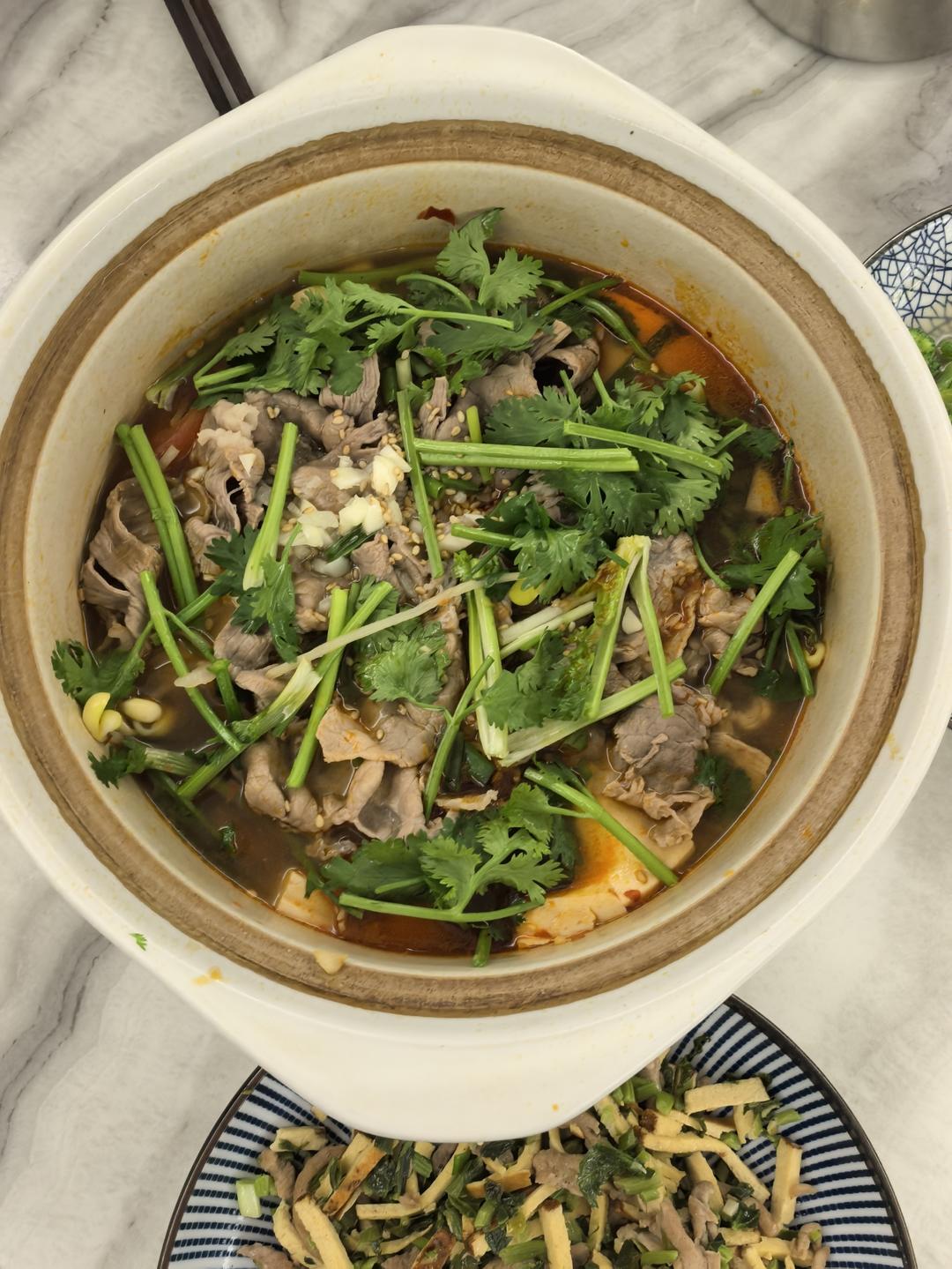 豆腐牛腩豆芽汤