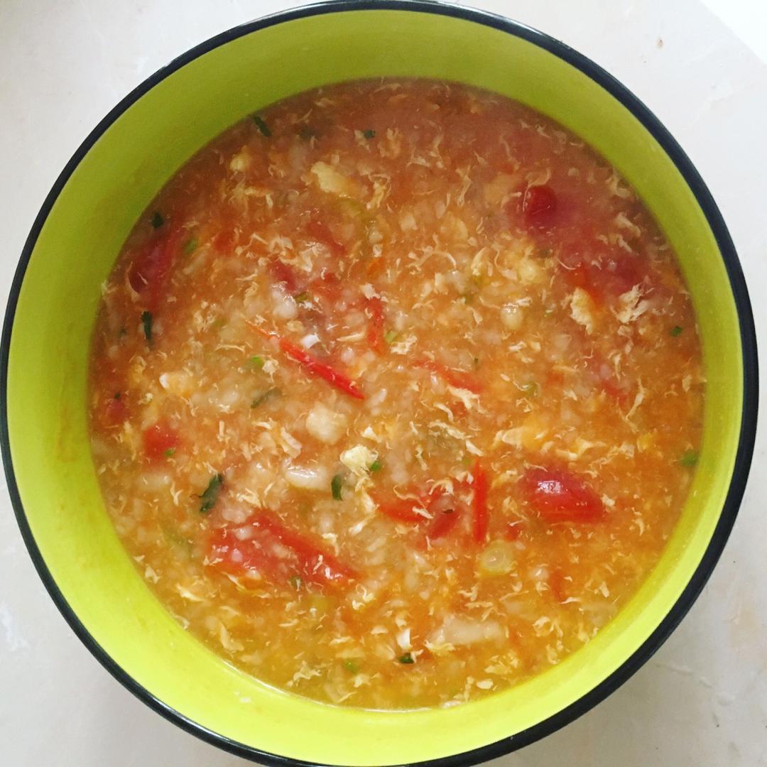 西红柿鸡蛋疙瘩汤