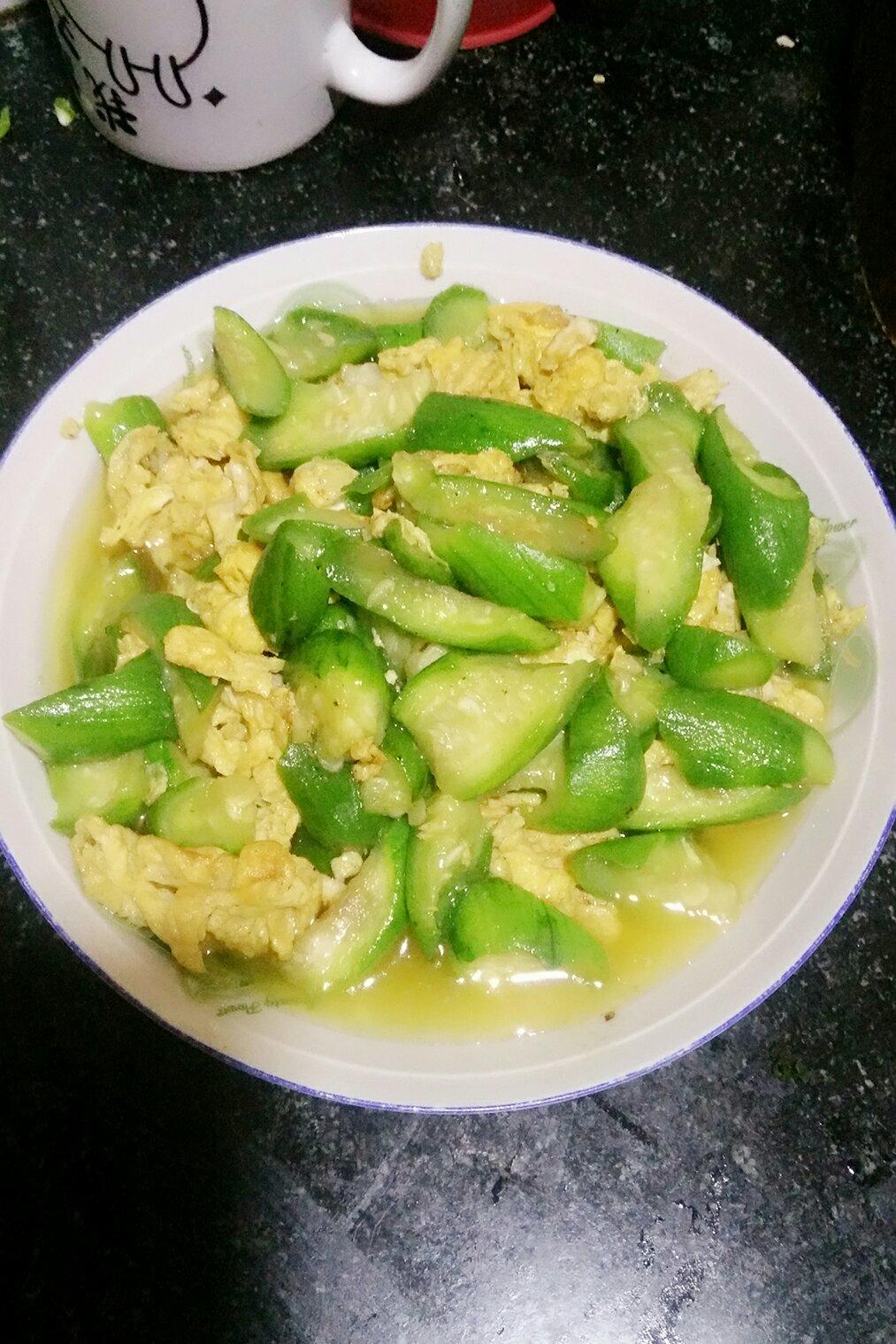 丝瓜炒蛋