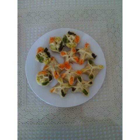 年夜饭四喜蒸饺I花样蒸饺