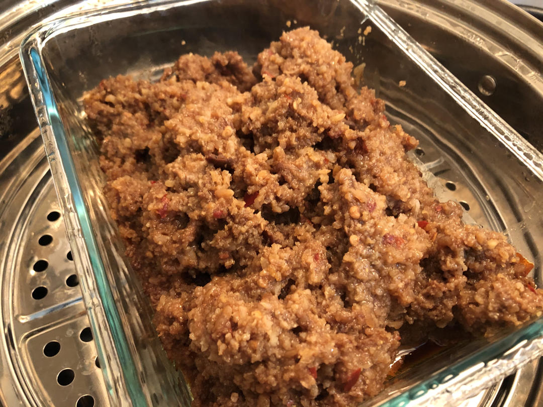 小高姐的「粉蒸牛肉」｜我的「粉蒸五花肉」