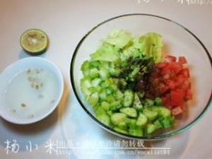 柠香蔬菜沙拉的做法 步骤3