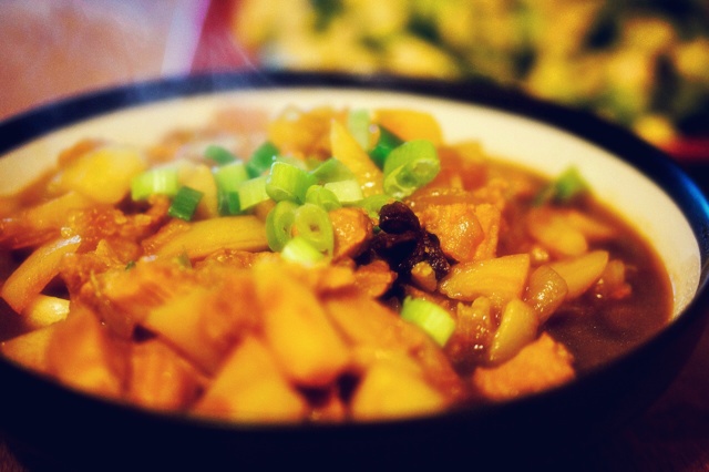 红烧肉炖土豆