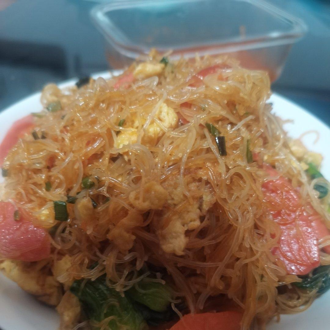 客家蒸（炒）米粉～家乡的早餐味