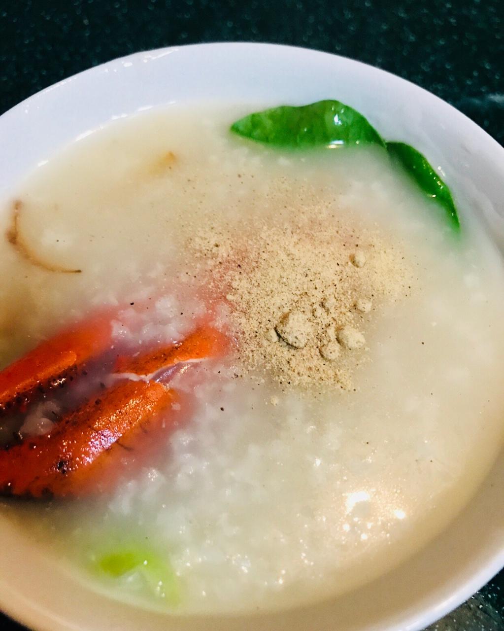 龙虾两吃 清蒸+煲粥