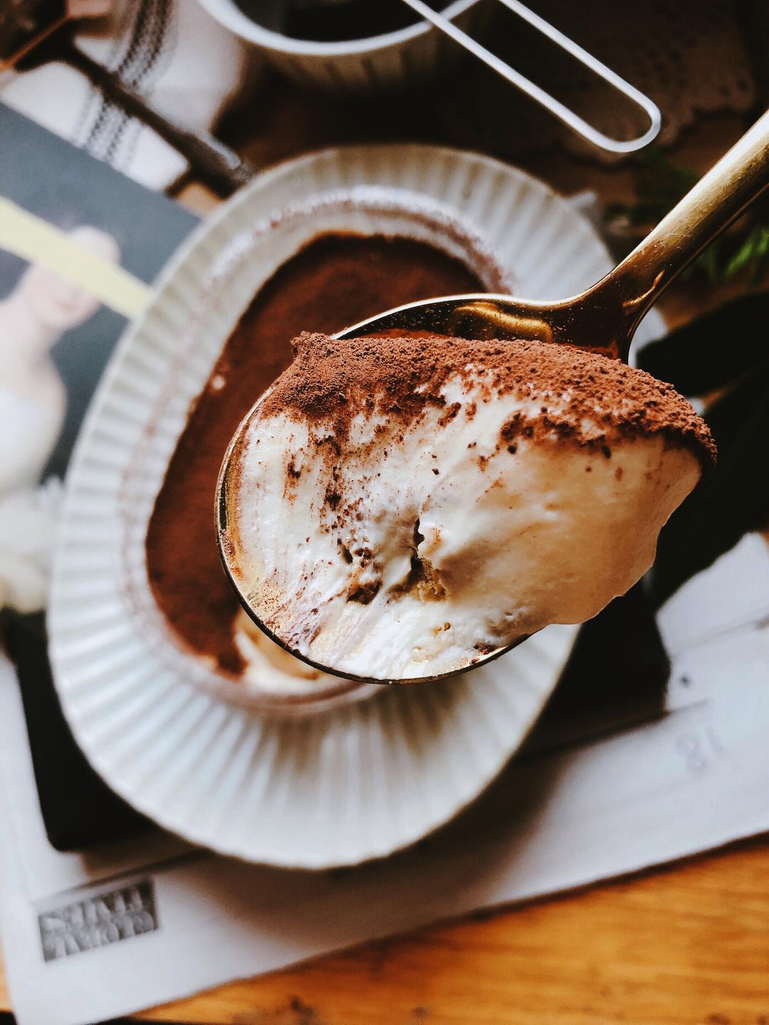 『Tiramisu』意大利北部风味提拉米苏|无奶油版本的做法