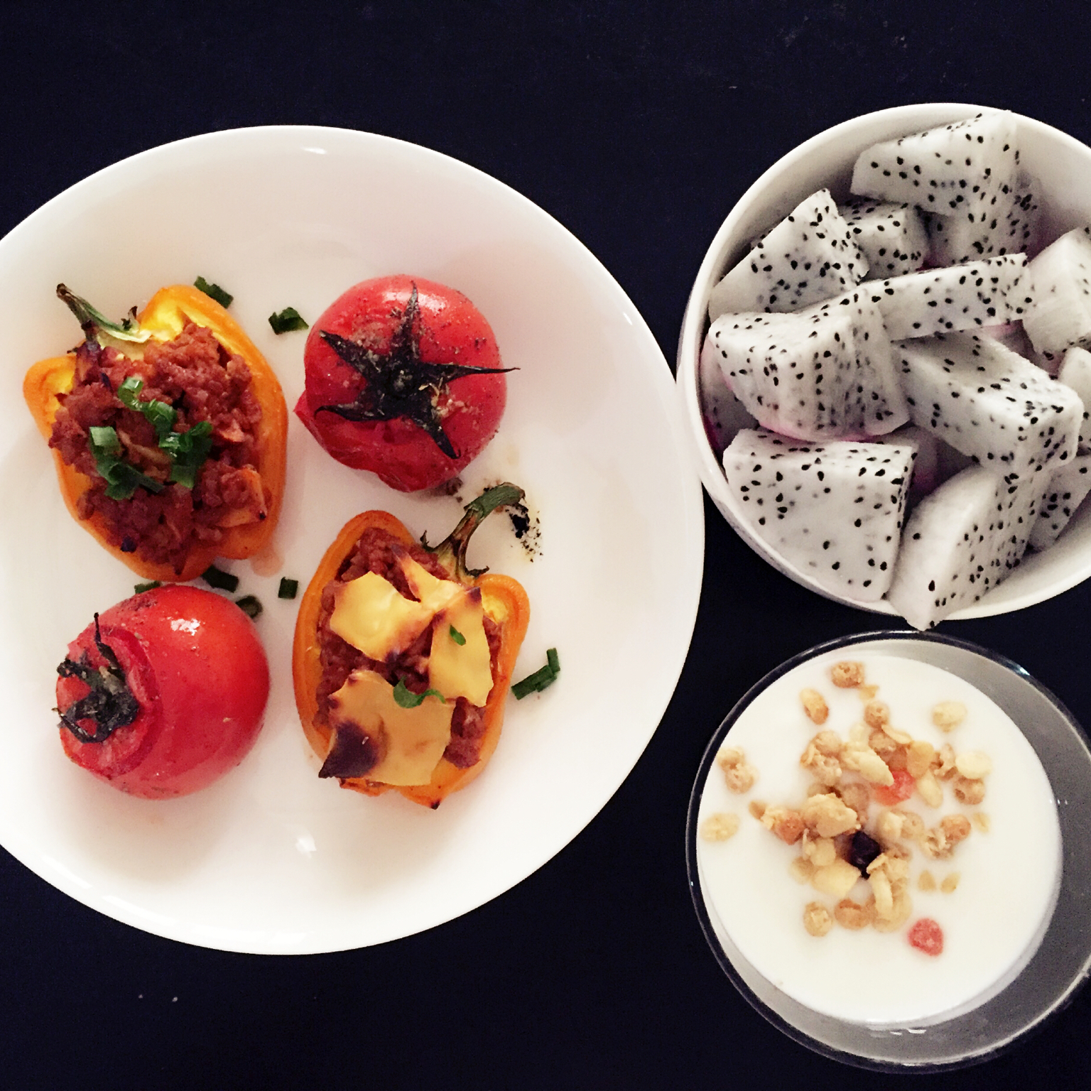 【健康三餐】番茄肉末焗彩椒