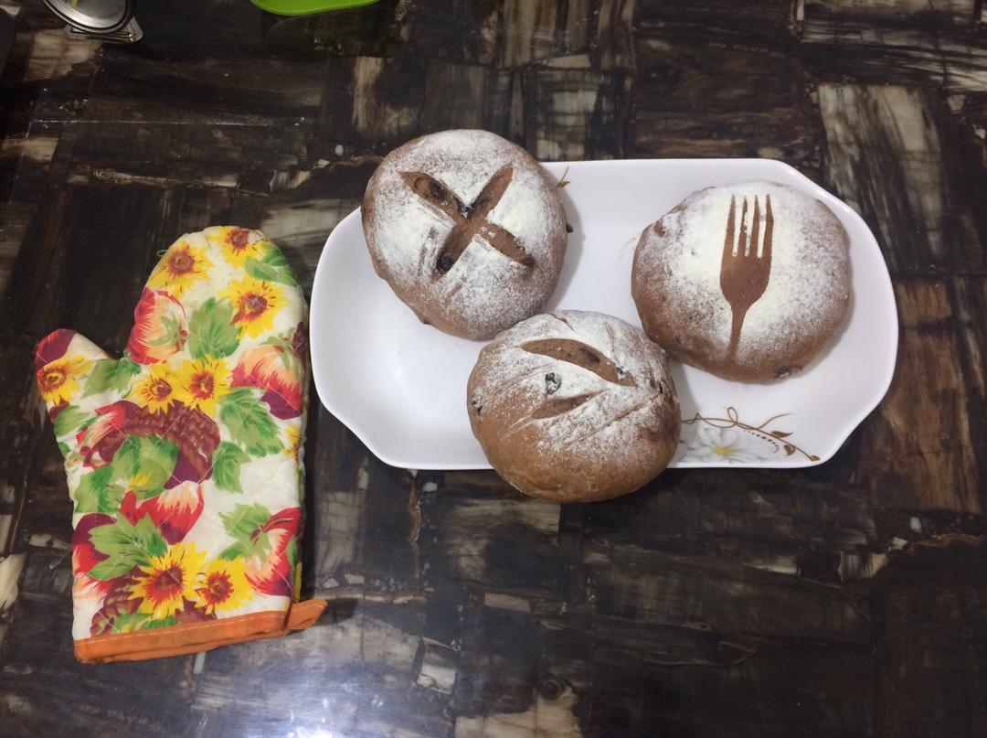 巧克力蔓越莓软欧 Rano Bread