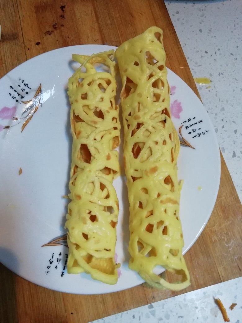 高颜值鸡蛋蕾丝网饼