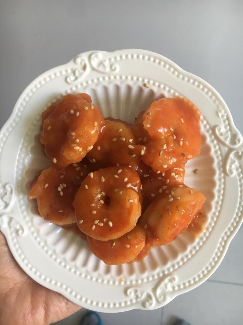 小陆馋哭了的糖醋虾仁