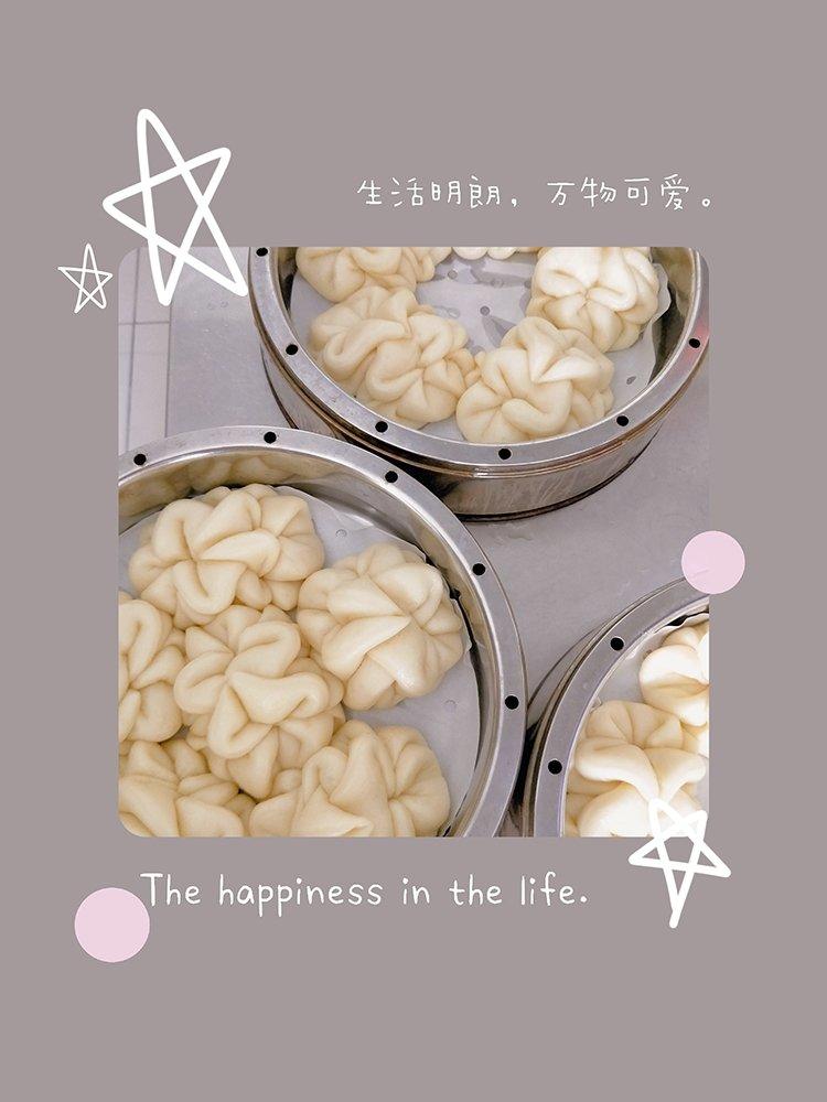 美丽的花卷 造型馒头 一次醒发 快手面食 附细节视频详解