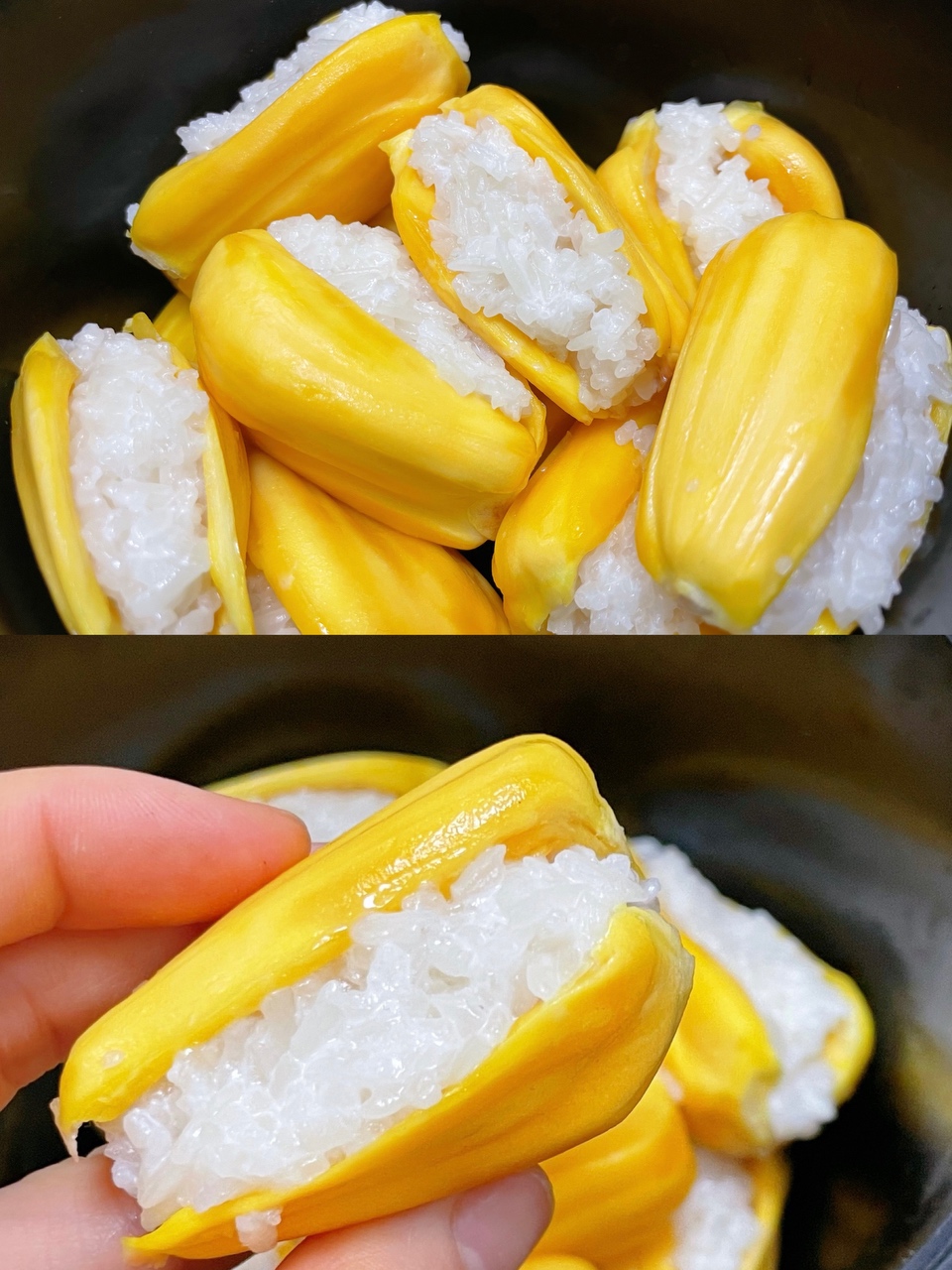 菠萝蜜糯米饭的做法