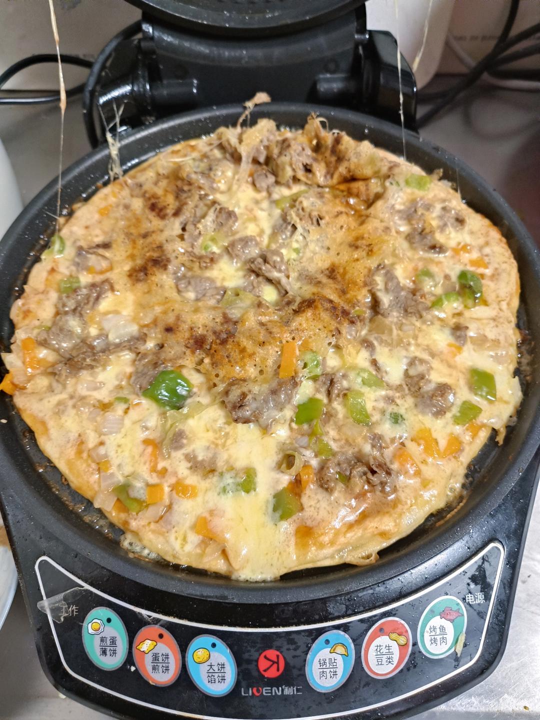 自制牛肉披萨