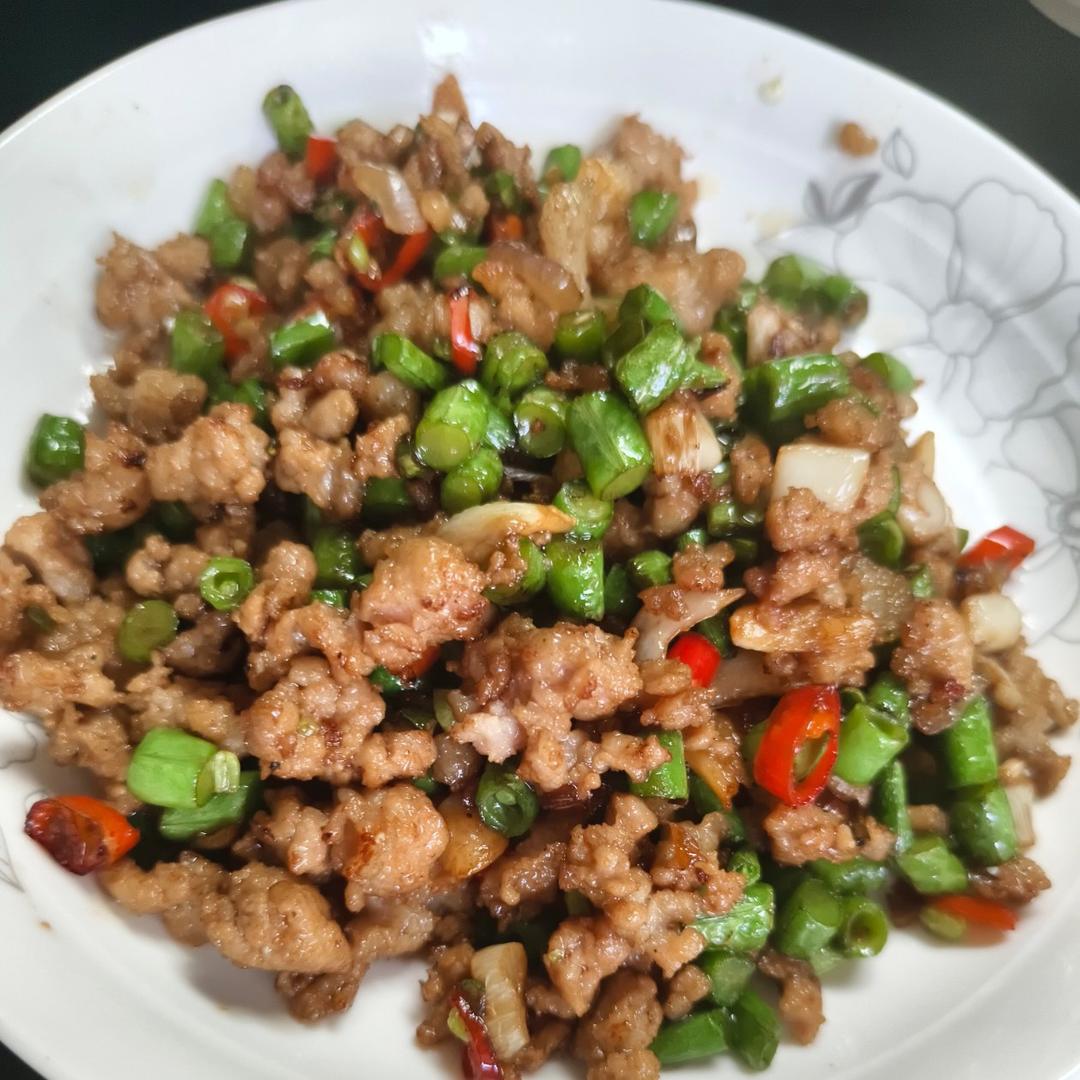 长豇豆肉末