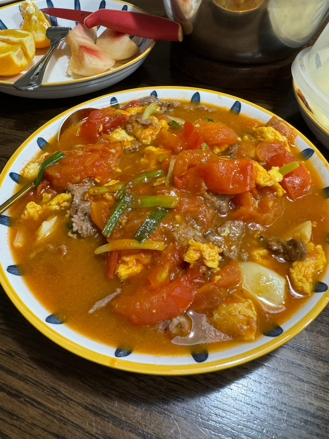 牛肉番茄炒鸡蛋