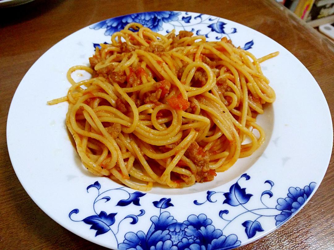 番茄肉酱意大利面